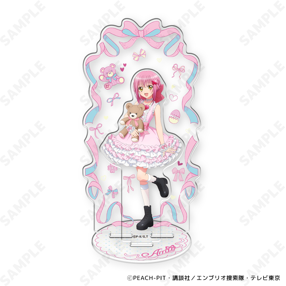 "Shugo Chara!" Acrylic Stand 1 Hinamori Amu (with my teddy)