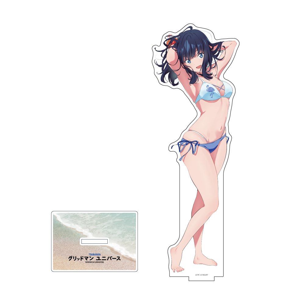 "GRIDMAN UNIVERSE" Original Illustration Extra Large Acrylic Stand Takarada Rikka / Swimwear