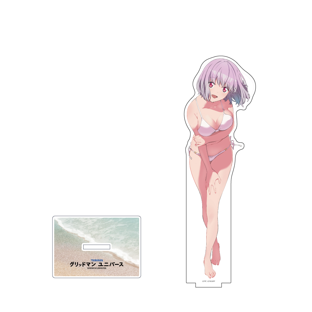 "GRIDMAN UNIVERSE" Original Illustration Extra Large Acrylic Stand Shinjo Akane / Swimwear