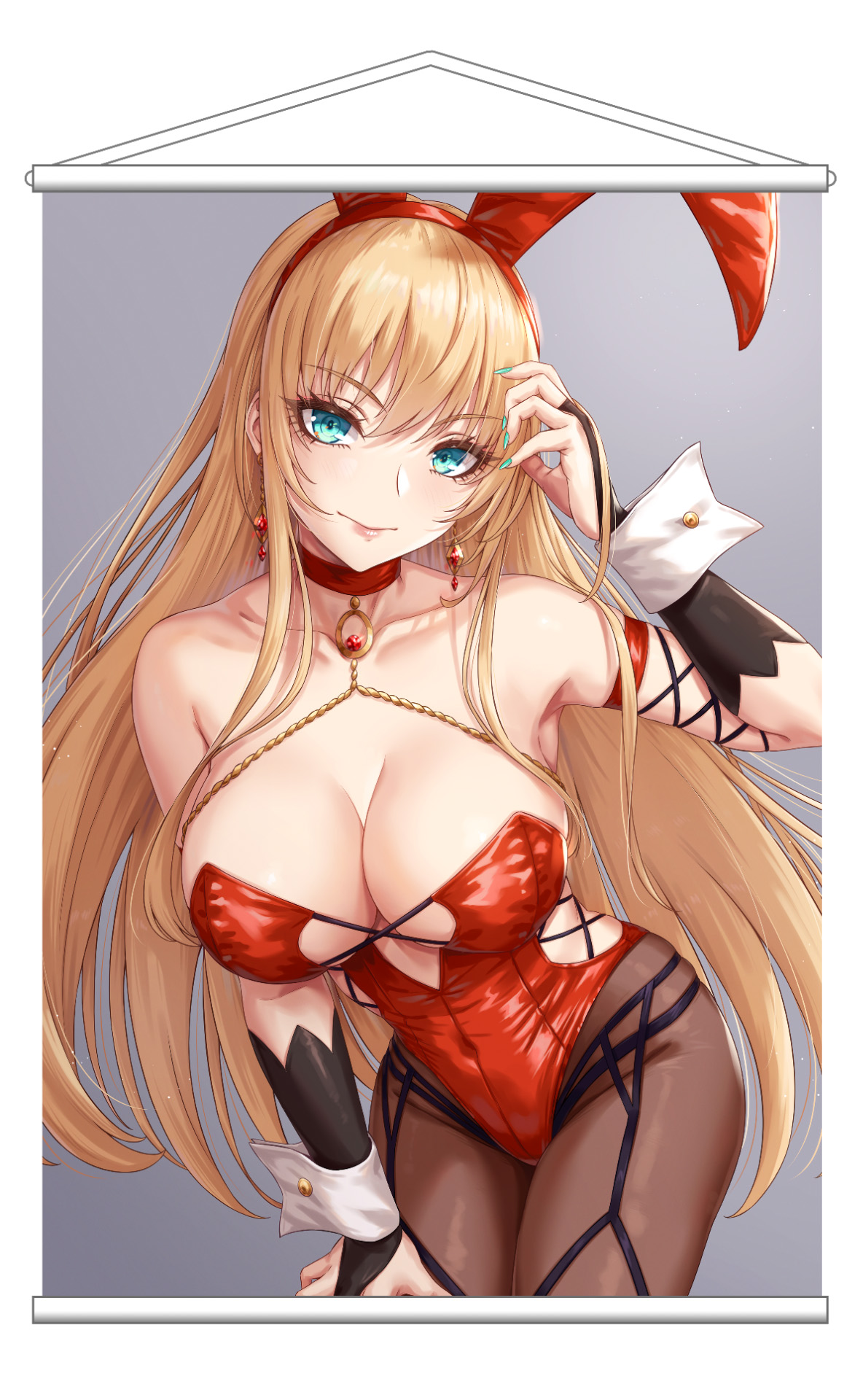 HOBBYOTAKU SAKIYAMAMA BUNNYS BUNNY BLONDE LONG B3 TAPESTRY