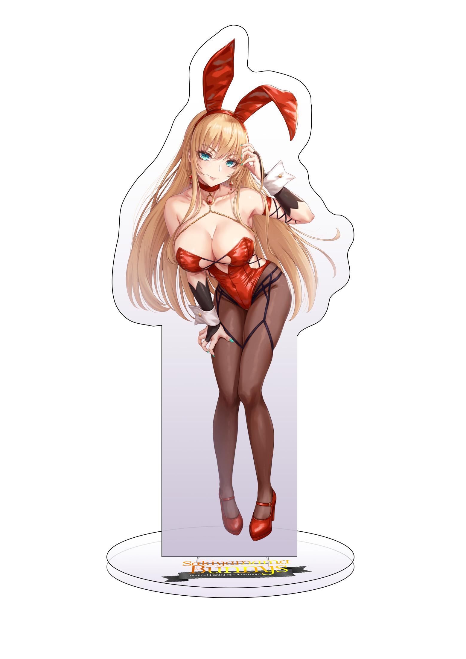 HOBBYOTAKU SAKIYAMAMA BUNNYS BLONDE BUNNY ACRYLIC STAND
