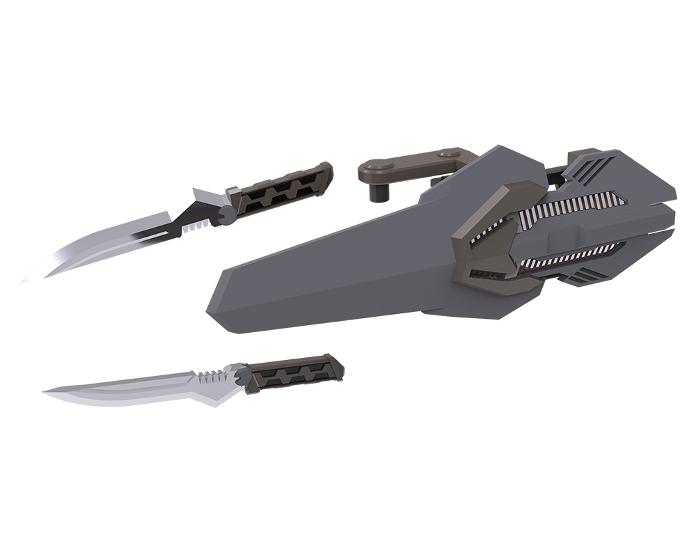 M.S.G Modeling Support Goods Weapon Unit 55 Composite Plate Unit 01 Gray Ver.