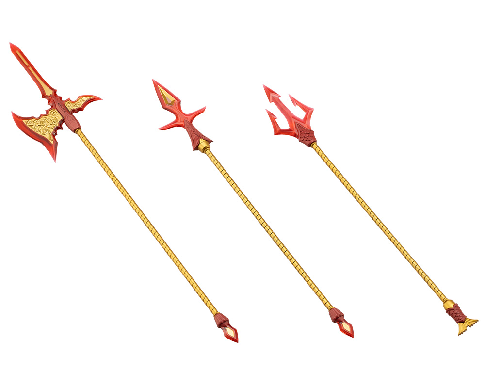 M.S.G Modeling Support Goods Virtuous Style 11 Pole Weapon Set Flamerite Ver.