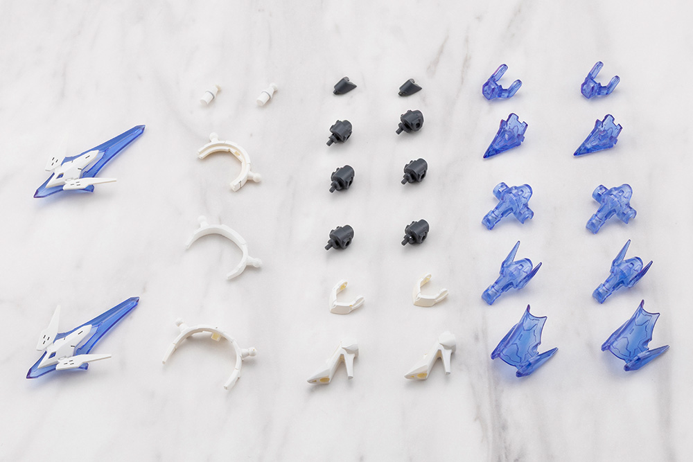 M.S.G Modeling Support Goods Mecha Supply 35 Holonic Headdress & Holonic High Heels White Ver.