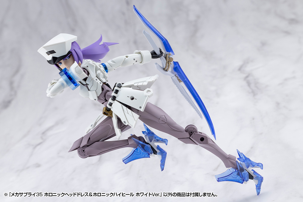 M.S.G Modeling Support Goods Mecha Supply 35 Holonic Headdress & Holonic High Heels White Ver.