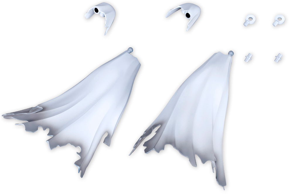 M.S.G Modeling Support Goods Dress-up Parts Side Cloak White Ver.
