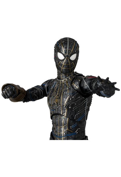 MAFEX "Spider-Man: No Way Home" Spider-man Black & Gold Suit