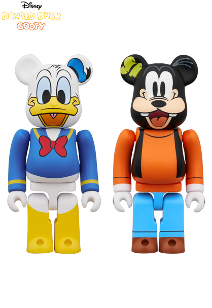 BE@RBRICK Donald Duck & Goofy 2 Set