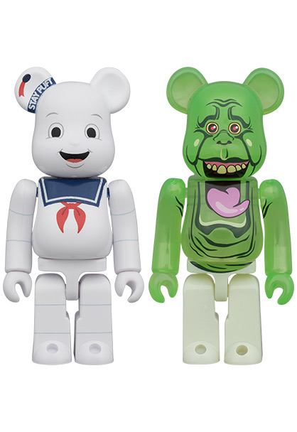 BE@RBRICK "Ghostbusters" Stay Puft Marshmallow Man & Slimer 2 Set