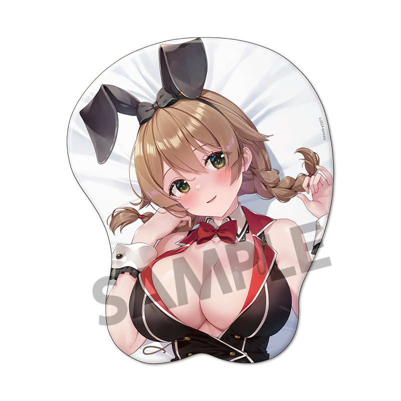 "Bunny Garden" Original Illustration Oppai Mouse Pad Kana