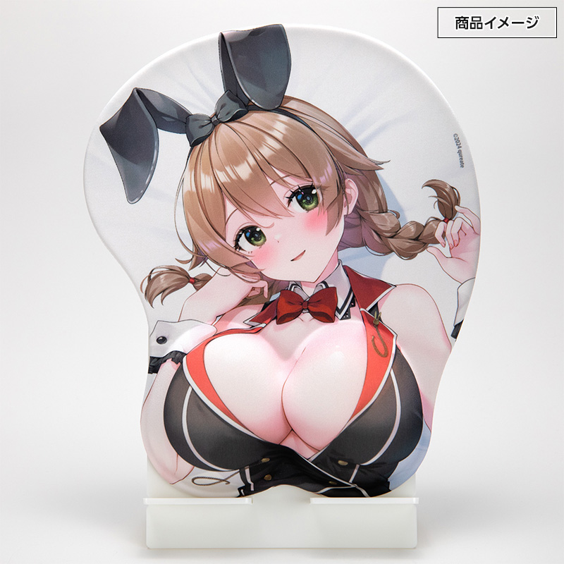 "Bunny Garden" Original Illustration Oppai Mouse Pad Kana
