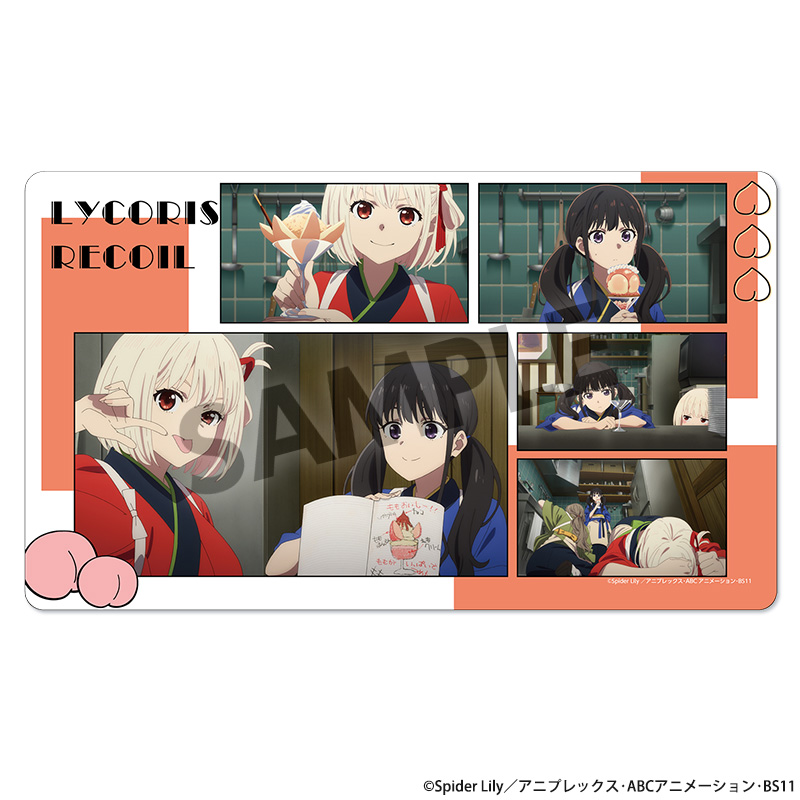 "Lycoris Recoil" Rubber Mat Short Movie Episode 3 Scintillation of Genius Ver.