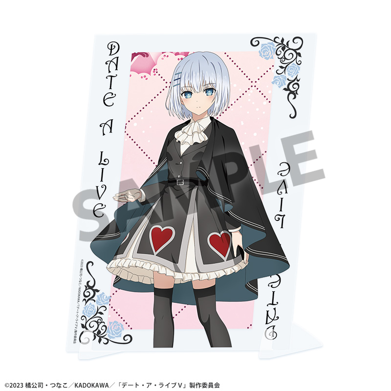 "Date A Live V" Original Illustration Visual Acrylic Plate Tobiichi Origami Alice in Wonderland Ver.