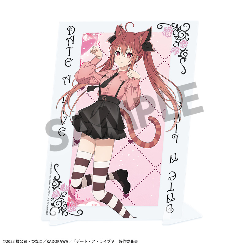 "Date A Live V" Original Illustration Visual Acrylic Plate Itsuka Kotori Alice in Wonderland Ver.