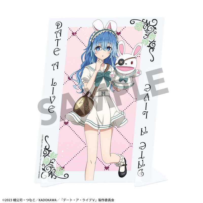 "Date A Live V" Original Illustration Visual Acrylic Plate Yoshino Alice in Wonderland Ver.