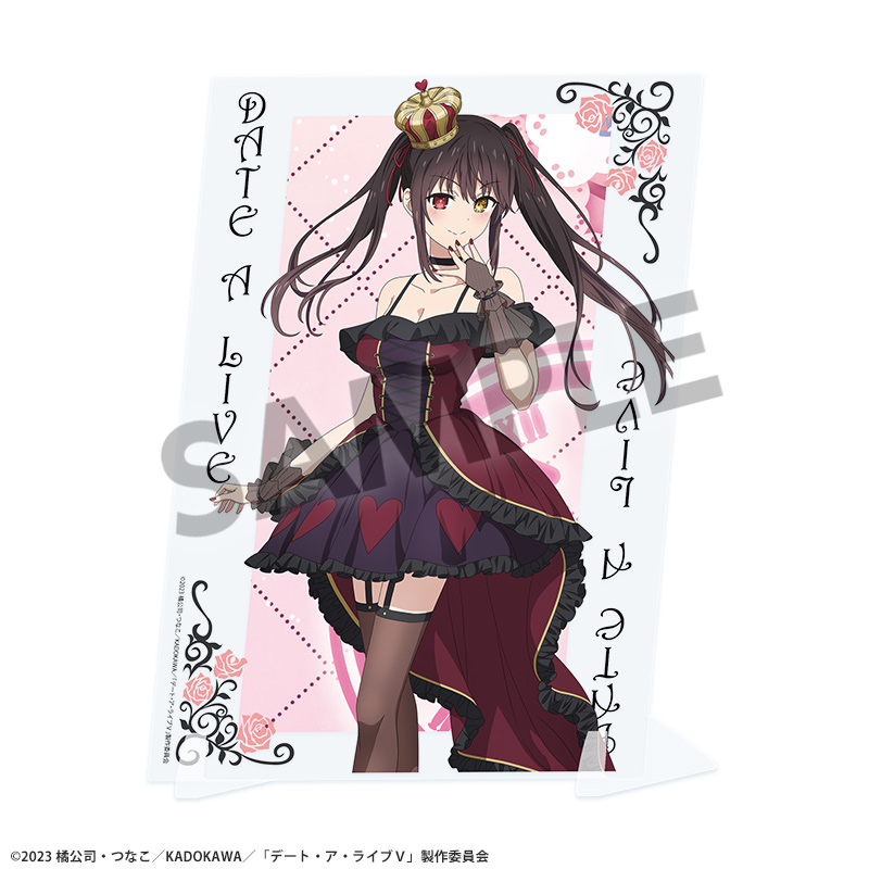 "Date A Live V" Original Illustration Visual Acrylic Plate Tokisaki Kurumi Alice in Wonderland Ver.