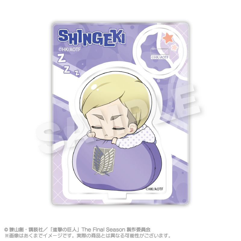 [Pre-order] "Attack on Titan" Fuwamin Acrylic Mascot Erwin Smith