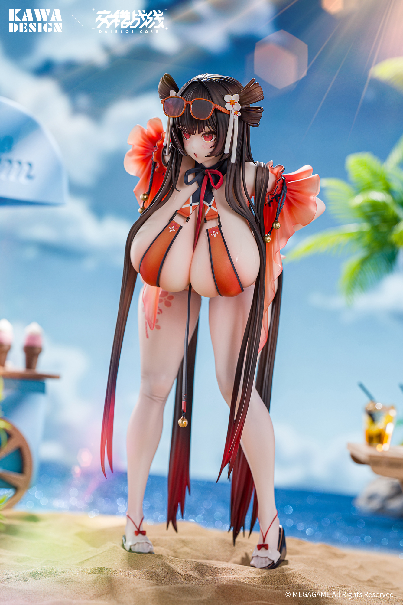 KAWA DESIGN "DAIBLOS CORE" MAREE ROUGE BANQUET OF FALLING PLUMS WATER TRAIL VER. 1/6 SCALE FIGURE