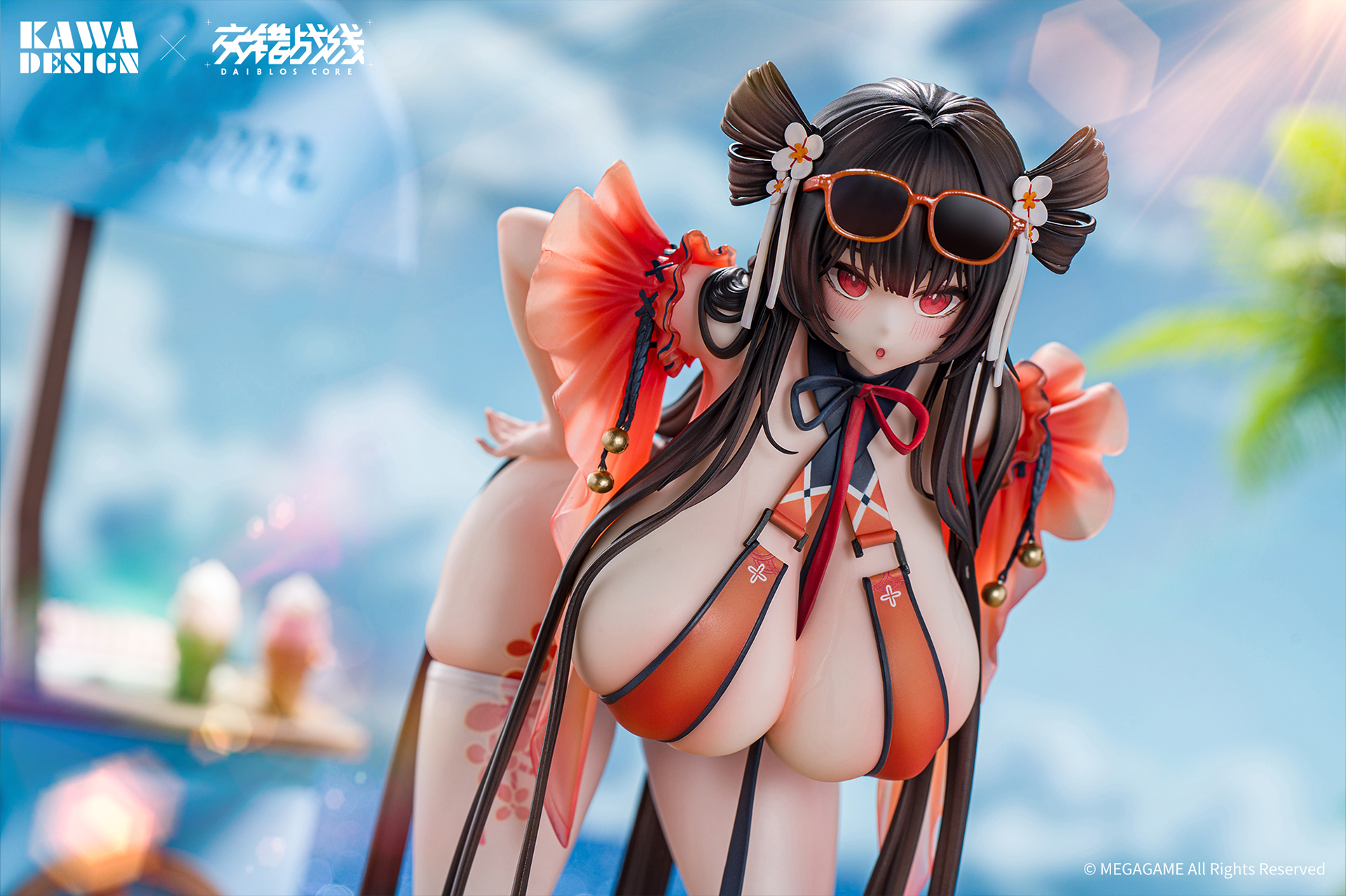 KAWA DESIGN "DAIBLOS CORE" MAREE ROUGE BANQUET OF FALLING PLUMS WATER TRAIL VER. 1/6 SCALE FIGURE