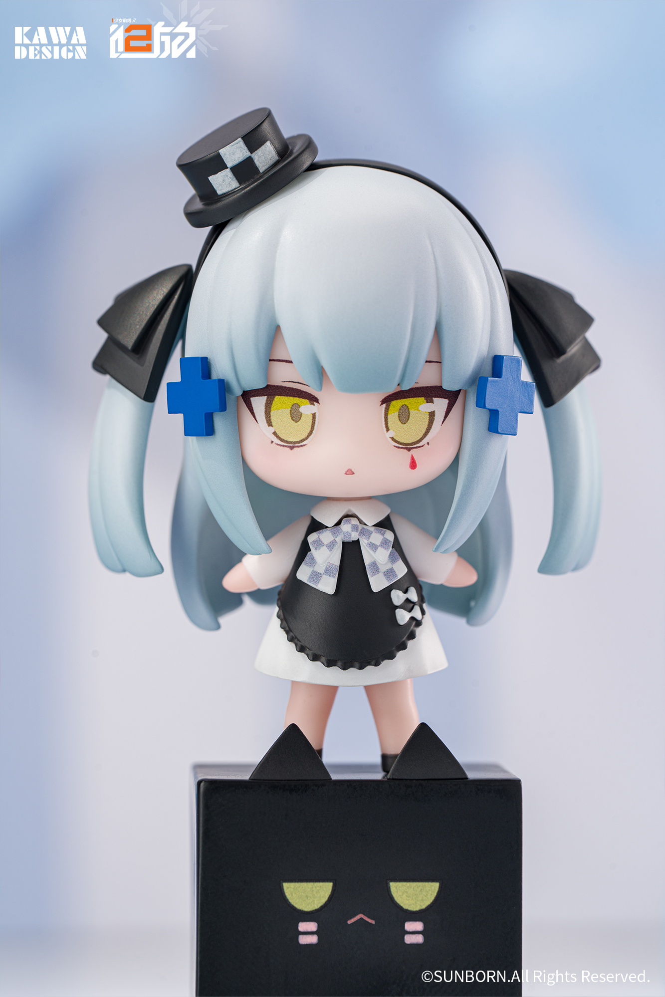 KAWA DESIGN "GIRLS' FRONTLINE 2: EXILIUM" BLACK CAT KLUKAI SPRING-LOADED FIGURE