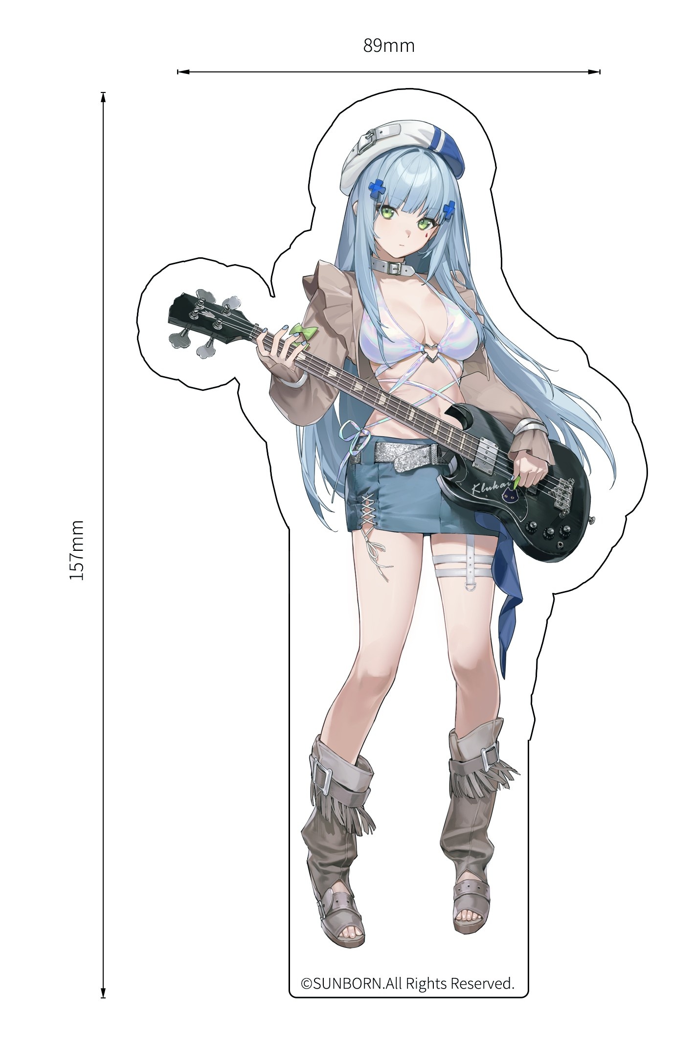 KAWA DESIGN ECHOING HEATWAVE SERIES - KLUKAI - "GIRLS' FRONTLINE" 10TH ANNIVERSARY 1/6 SCALE FIGURE
