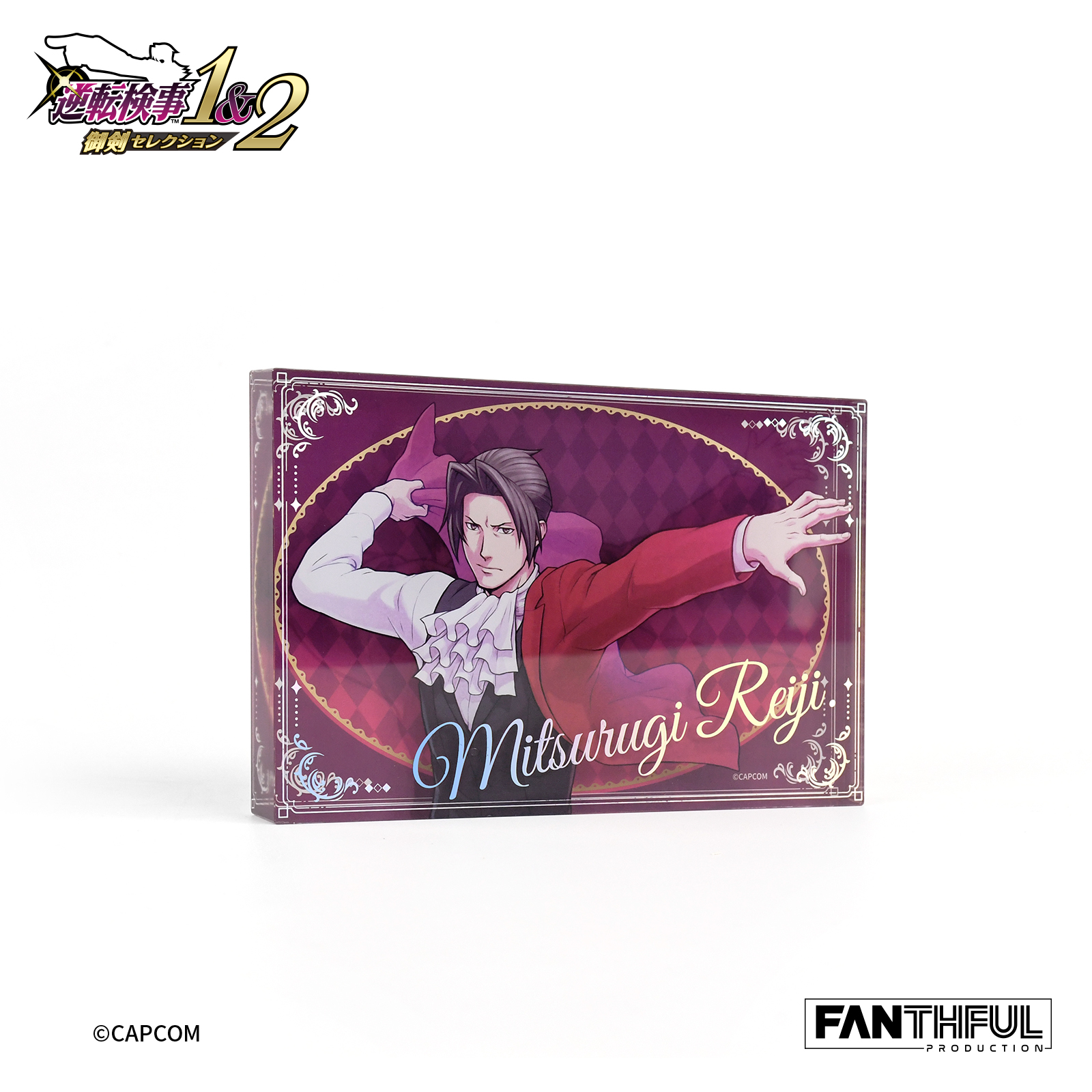 FANTHFUL "ACE ATTORNEY INVESTIGATIONS" FP010AAI2025 ACRYLIC BLOCK STAND
