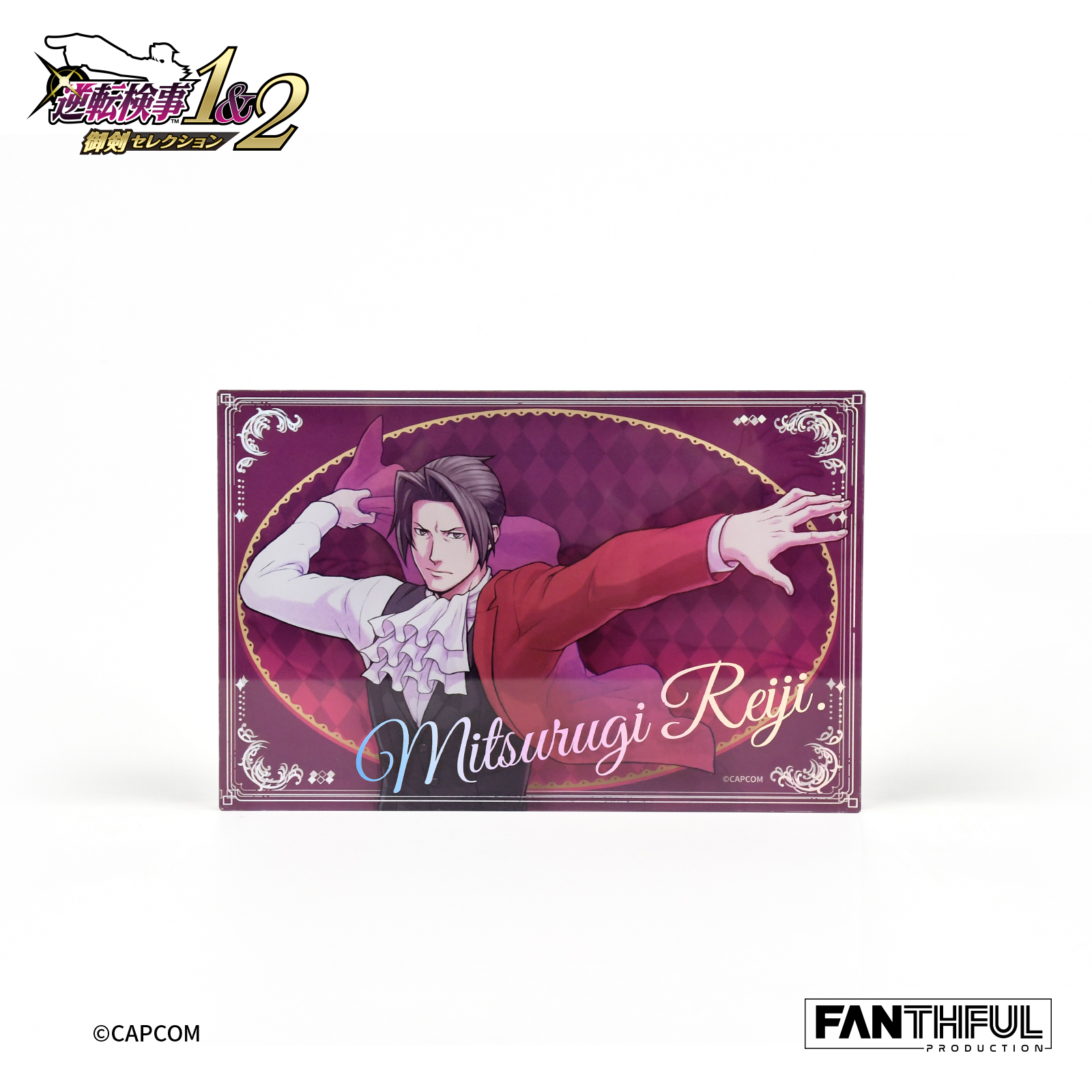 FANTHFUL "ACE ATTORNEY INVESTIGATIONS" FP010AAI2025 ACRYLIC BLOCK STAND
