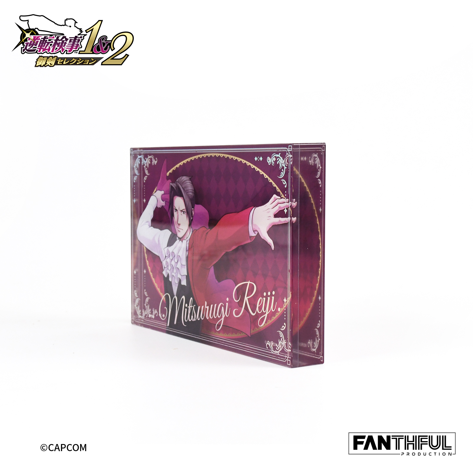 FANTHFUL "ACE ATTORNEY INVESTIGATIONS" FP010AAI2025 ACRYLIC BLOCK STAND