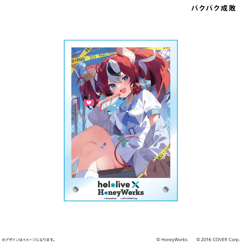 hololive x HoneyWorks Acrylic Board PAKU-PAKU-SEIBAI