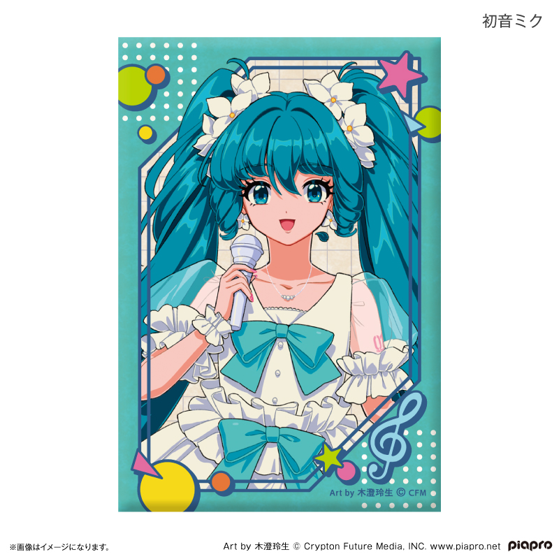 Hatsune Miku + Piapro Characters Showa Idol Can Magnet Hatsune Miku