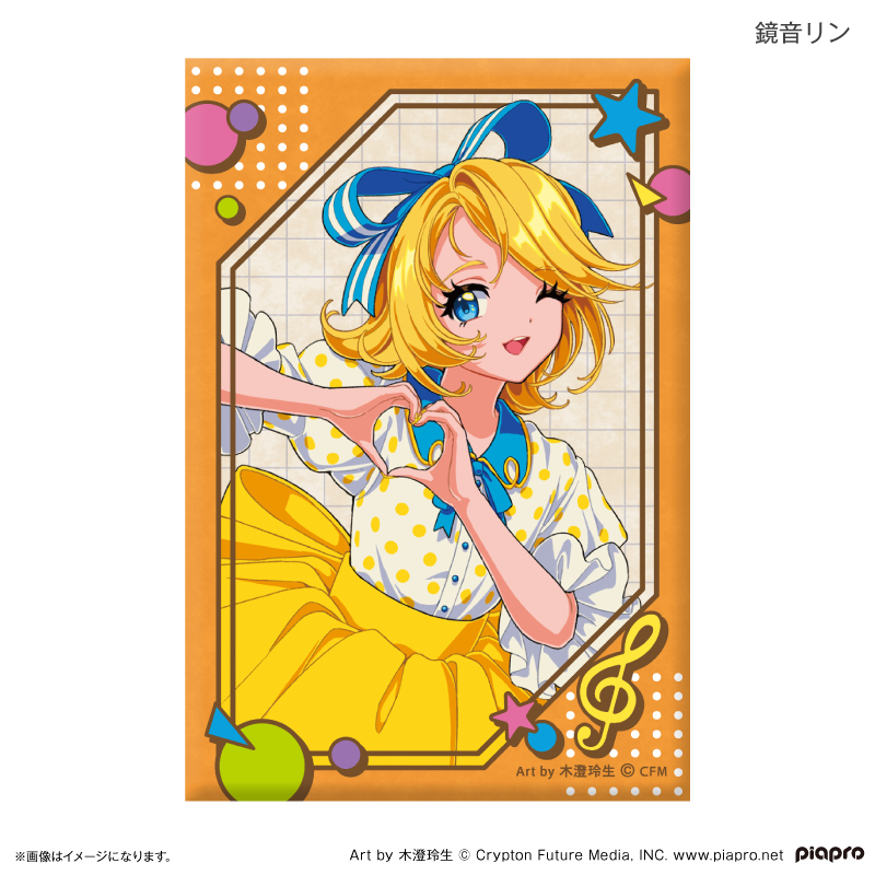 Hatsune Miku + Piapro Characters Showa Idol Can Magnet Kagamine Rin