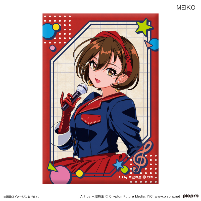 Hatsune Miku + Piapro Characters Showa Idol Can Magnet MEIKO