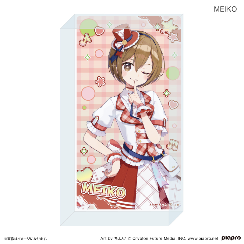 Hatsune Miku + Piapro Characters Heisei Idol Acrylic Block MEIKO