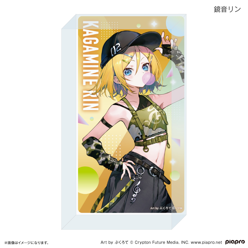Hatsune Miku + Piapro Characters Reiwa Idol Acrylic Block Kagamine Rin