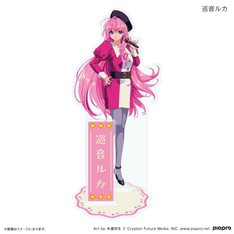 Hatsune Miku + Piapro Characters Showa Idol Acrylic Stand Megurine Luka