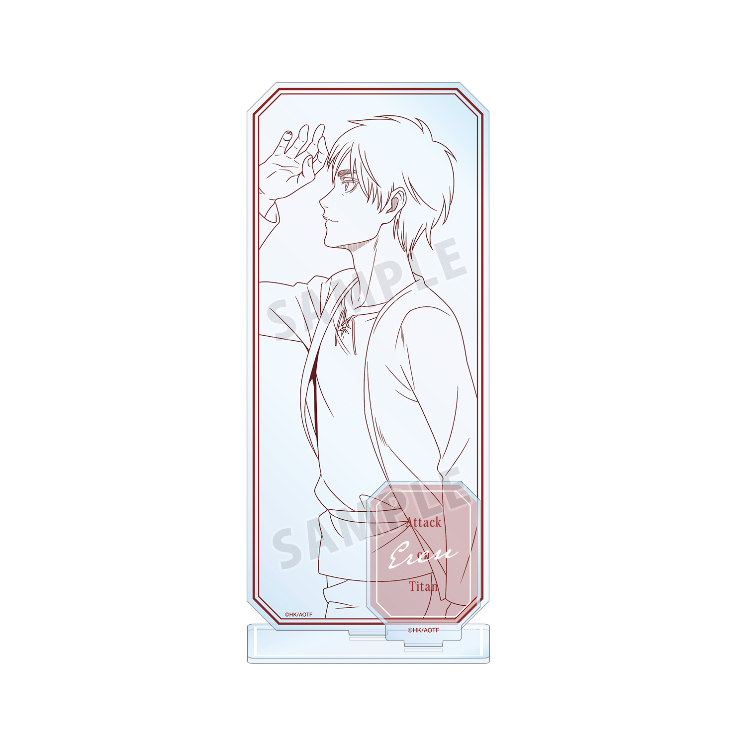 [Pre-order] "Attack on Titan" Eren Walking Line Drawing Ver. Big Acrylic Stand with Parts