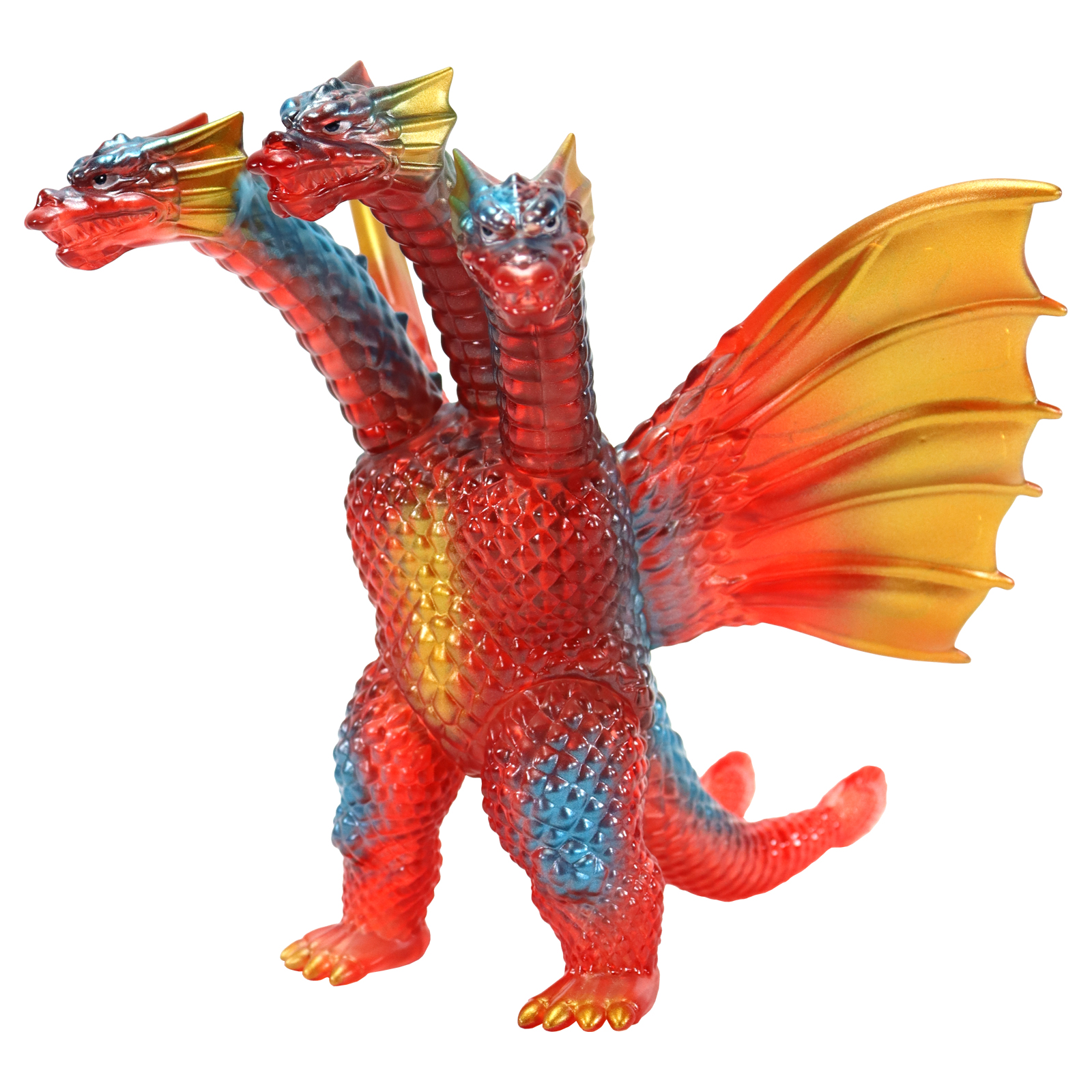 CCP Middle Size Series Godzilla EX Vol. 12 "Godzilla vs. King Ghidorah" King Ghidorah (1991) Retro Red Clear Ver.