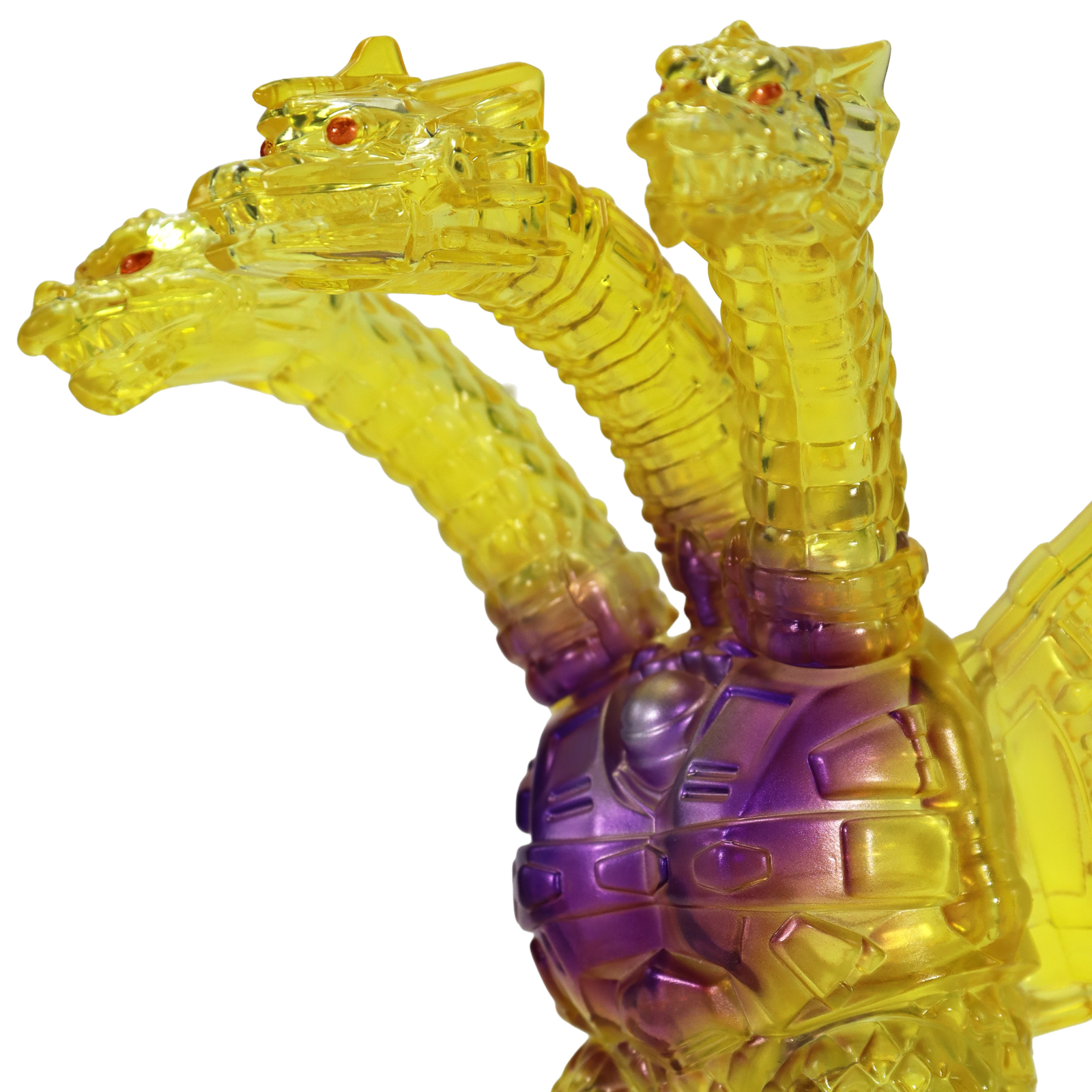 CCP Middle Size Series Godzilla EX Vol. 13 "Godzilla vs. King Ghidorah" Mecha-King Ghidorah Appearance Image Clear Ver.