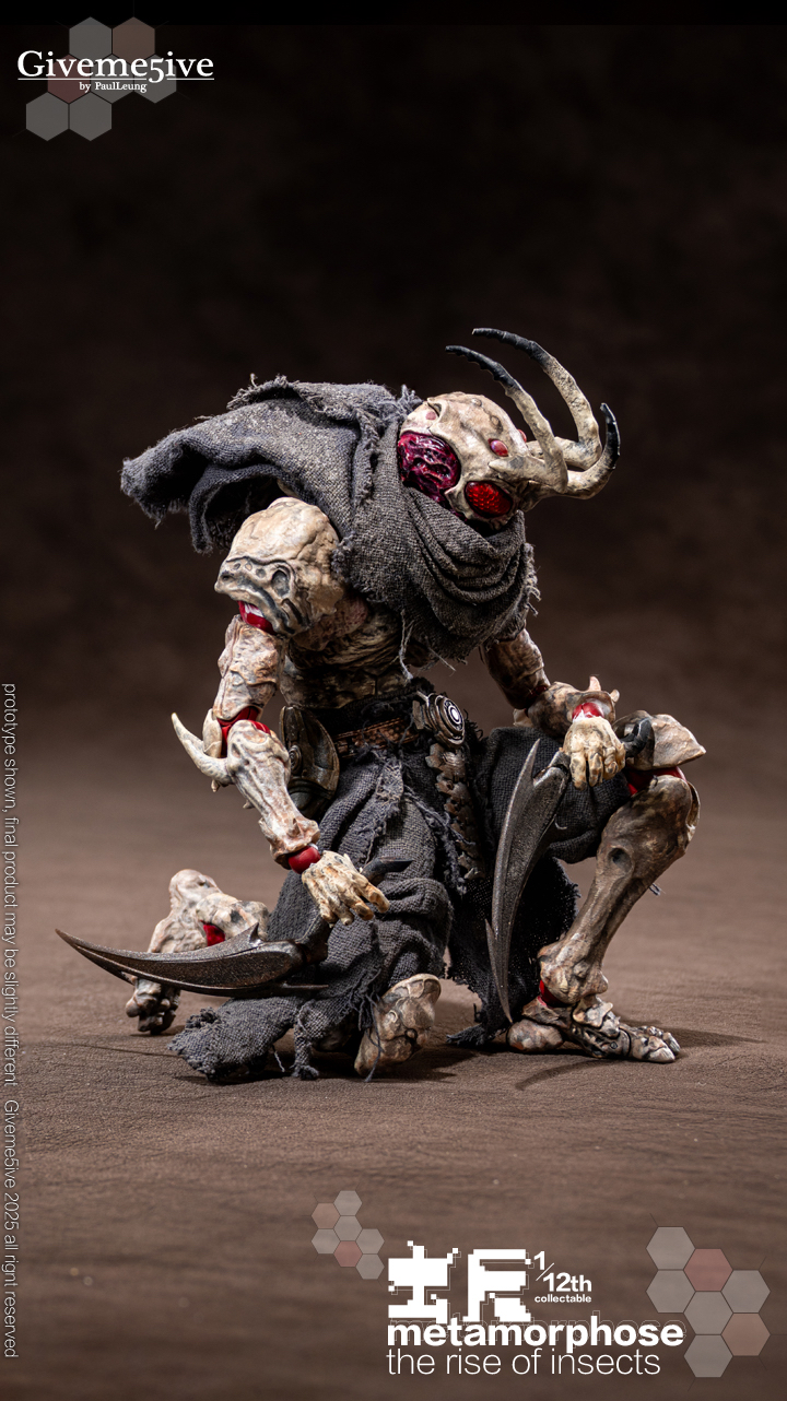 GIVEME5IVE METAMORPHOSE - THE RISE OF INSECTS SERIES AIROKI 1/12 SCALE ACTION FIGURE