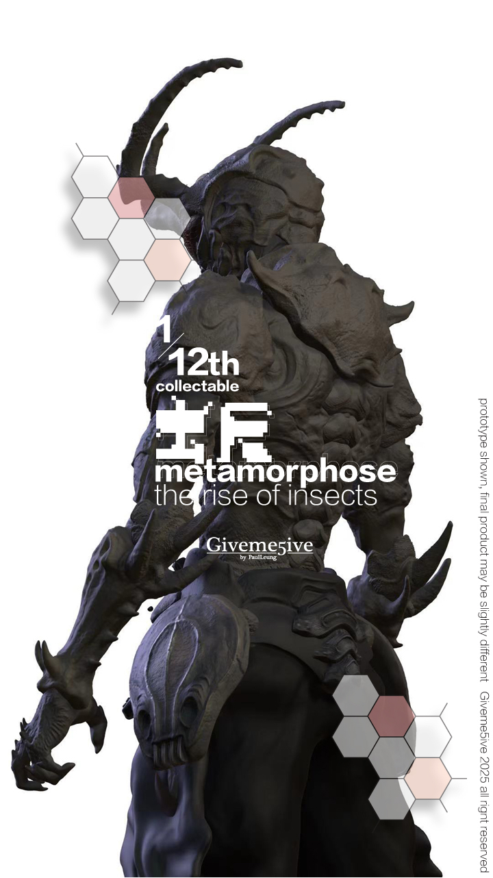 GIVEME5IVE METAMORPHOSE - THE RISE OF INSECTS SERIES AIROKI 1/12 SCALE ACTION FIGURE