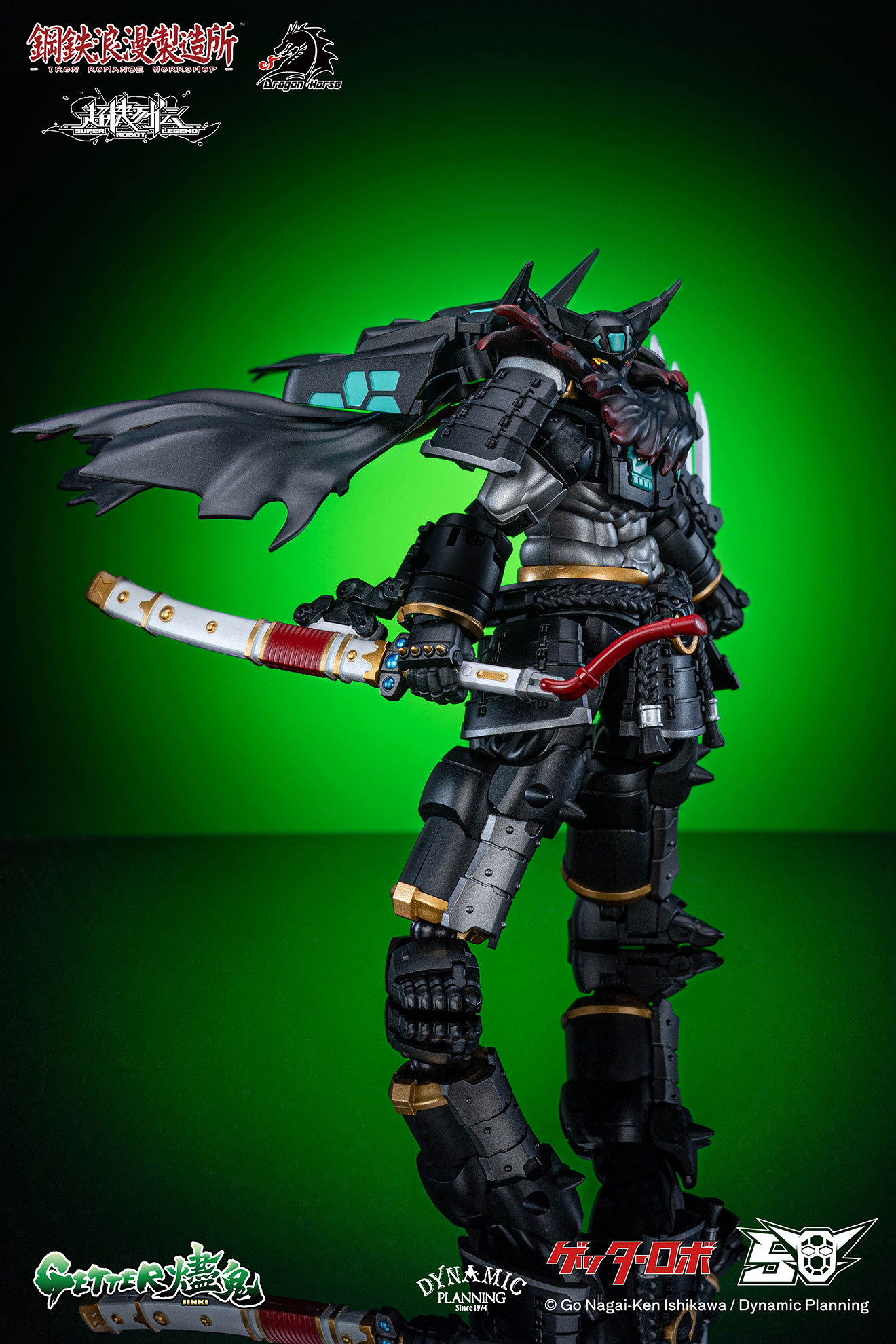 DRAGON HORSE x IRON ROMANCE WORKSHOP "SUPER ROBOT LEGEND" SERIES GETTER-JINKI TRANSFORMABLE ACTION FIGURE