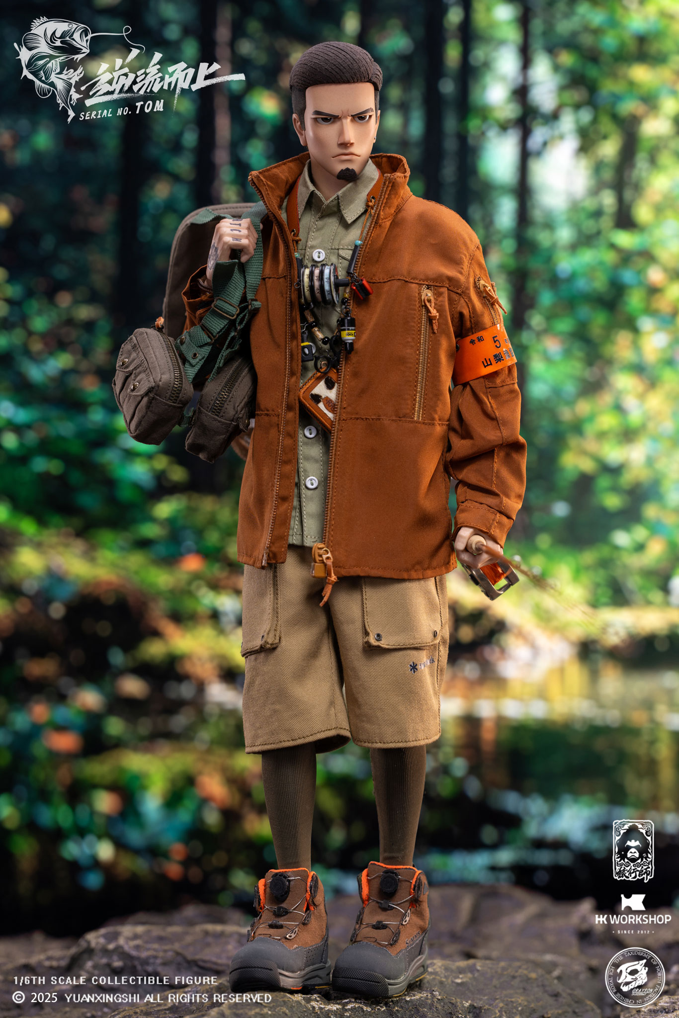 YUANXINGSHI x HK WORKSHOP x GRAYSON JU CHAO SERIES MOVE UPSTREAM JC-009 SERIAL NO. TOM 1/6 SCALE ACTION FIGURE