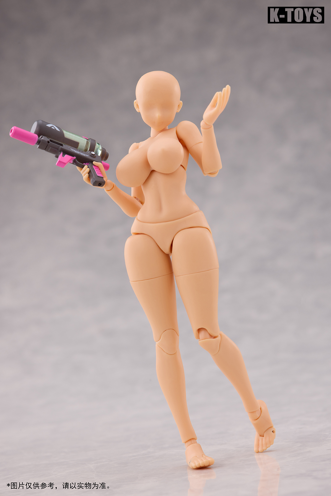 K-TOYS 1/12 SCALE ACTION FIGURE GLAMOROUS WOMAN BODY KT02B NORMAL SKIN