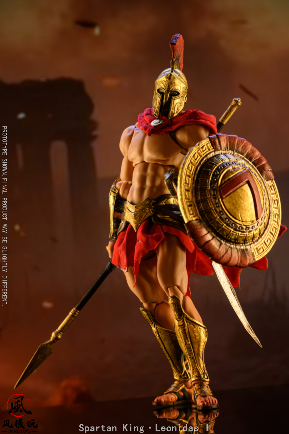 WIND TOYS SPARTAN KING LEONIDAS I 1/12 ACTION FIGURE STANDARD EDITION