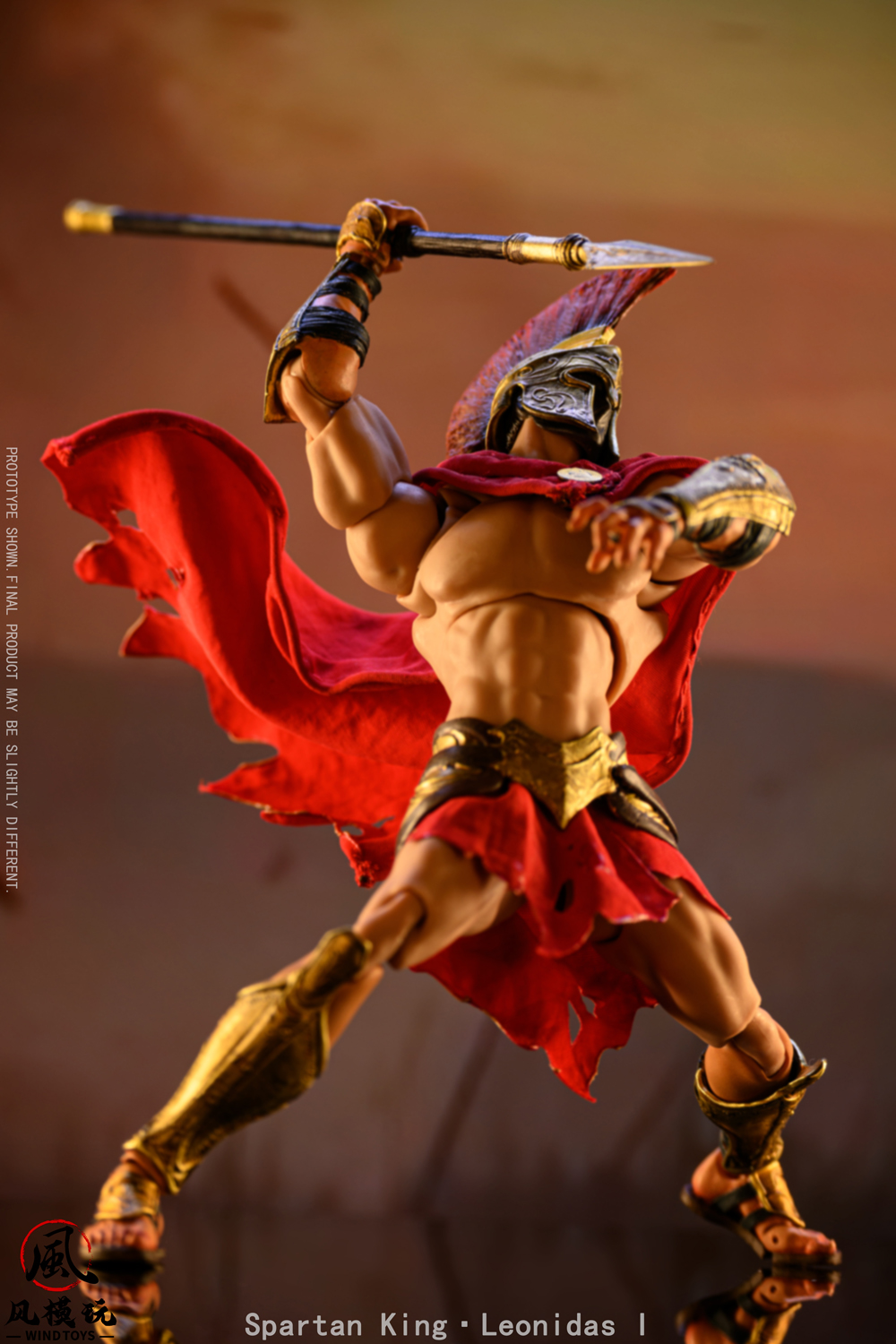 WIND TOYS SPARTAN KING LEONIDAS I 1/12 ACTION FIGURE STANDARD EDITION