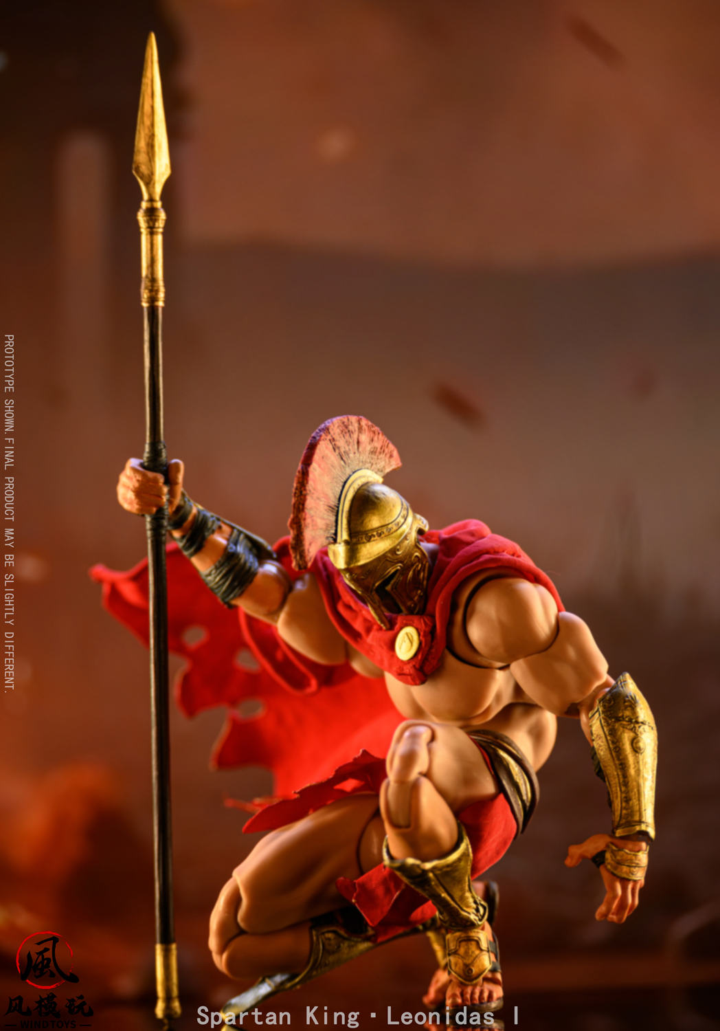 WIND TOYS SPARTAN KING LEONIDAS I 1/12 ACTION FIGURE STANDARD EDITION