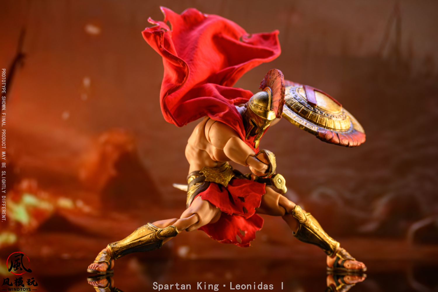 WIND TOYS SPARTAN KING LEONIDAS I 1/12 ACTION FIGURE STANDARD EDITION