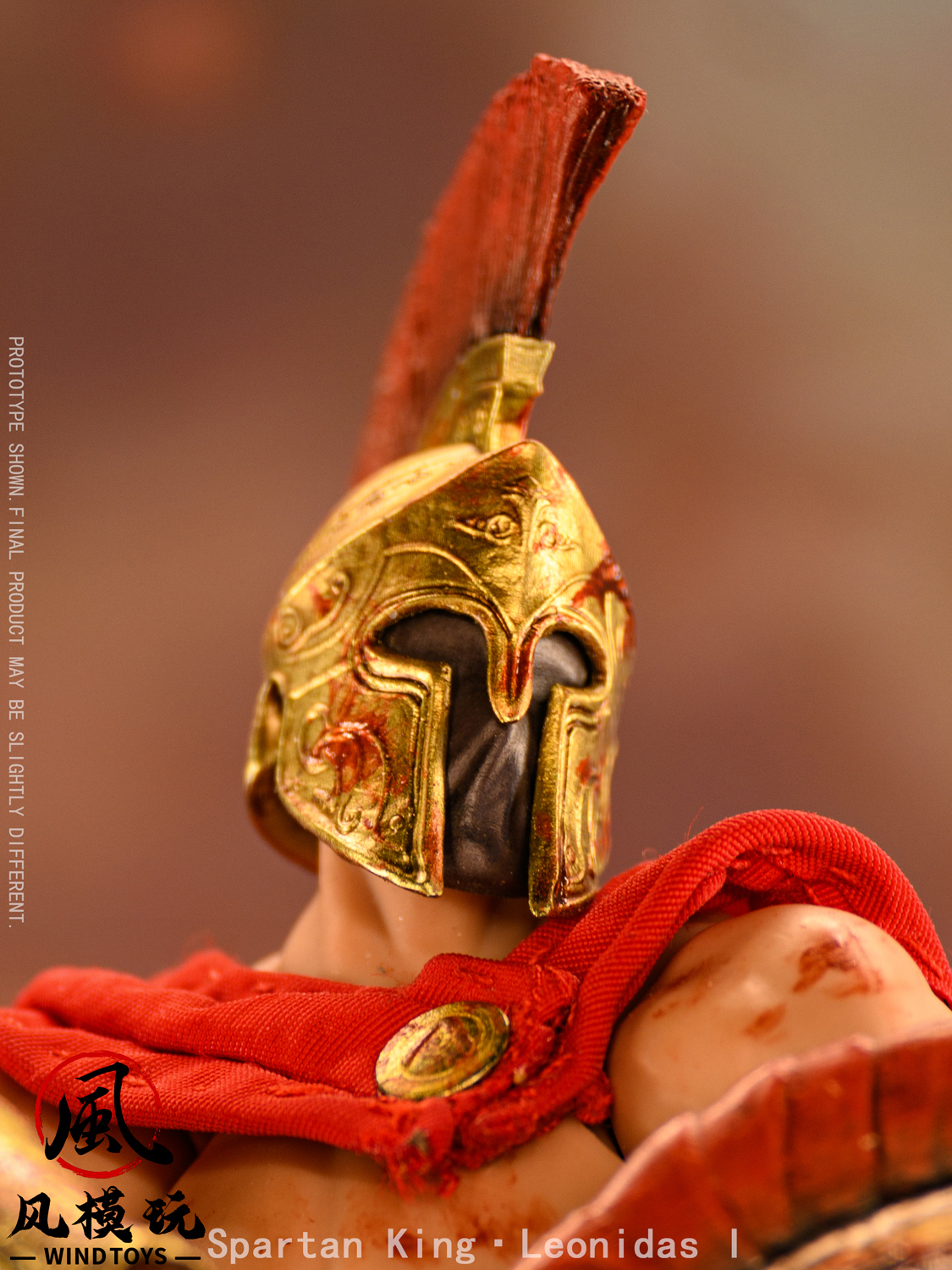 WIND TOYS SPARTAN KING LEONIDAS I 1/12 ACTION FIGURE BLOODSTAINED EDITION