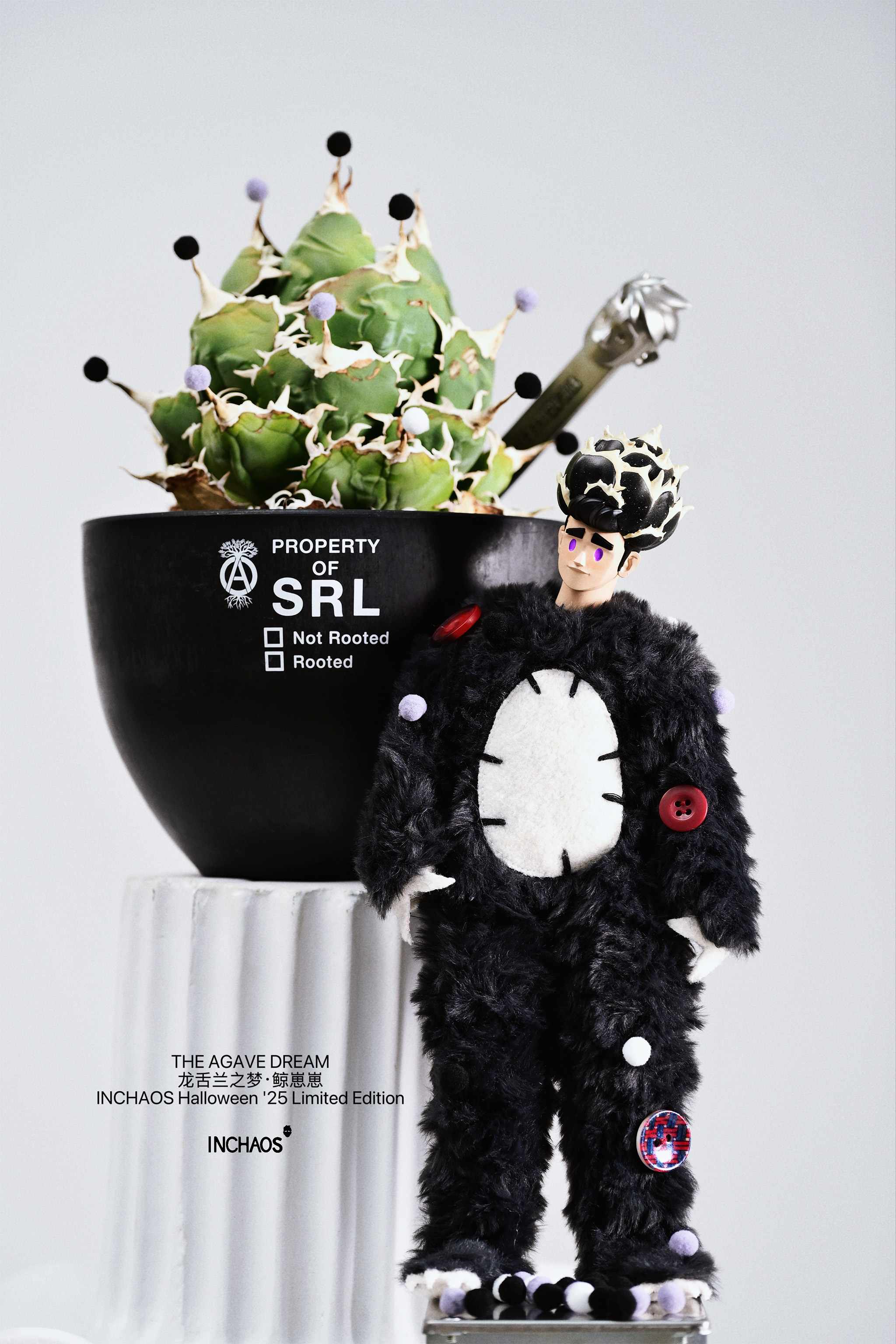 INCHAOS THE AGAVE DREAM BABY WHALE 1/6 SCALE ACTION FIGURE (BLACK)