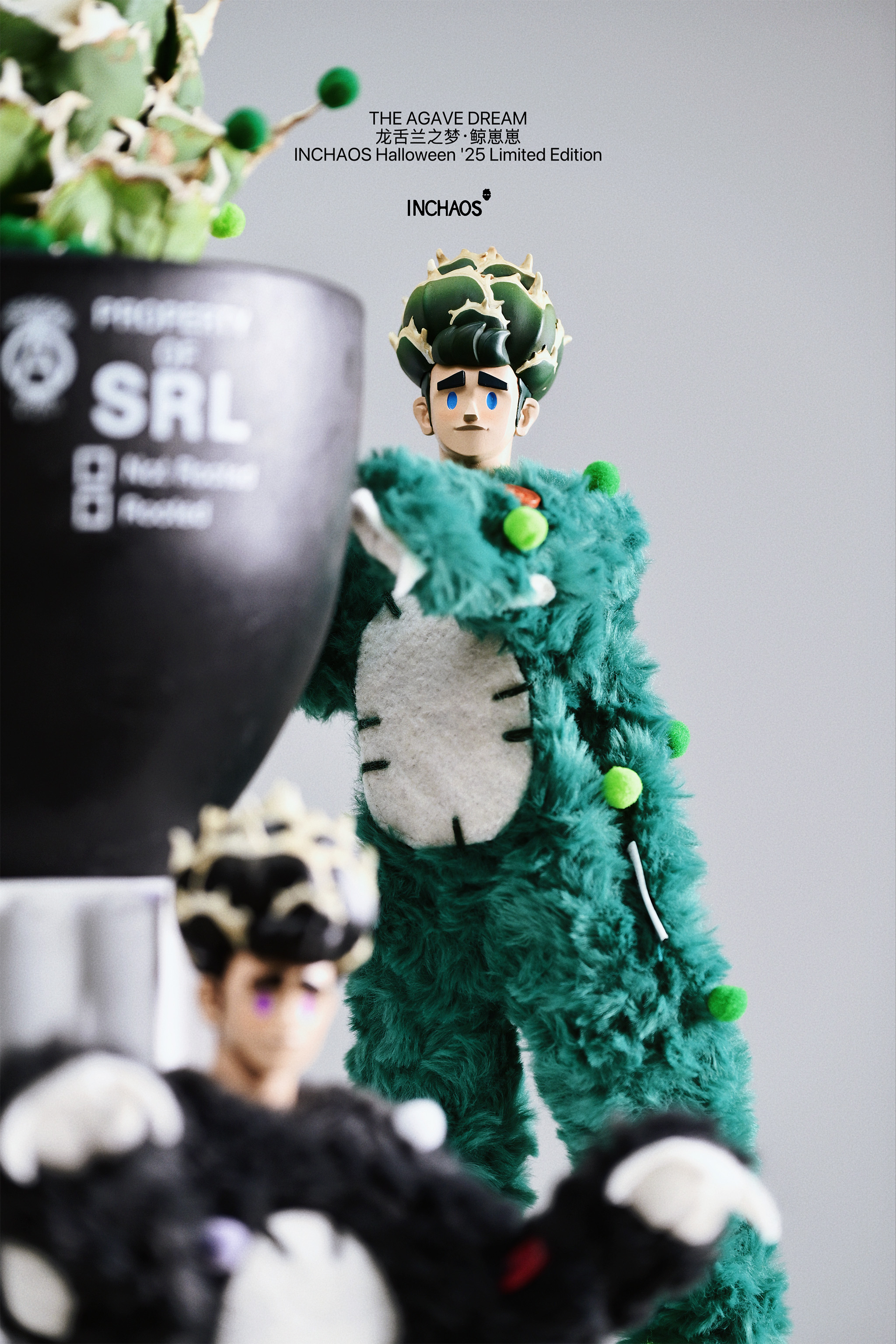 INCHAOS THE AGAVE DREAM BABY WHALE 1/6 SCALE ACTION FIGURE (GREEN & BLACK SET OF TWO)